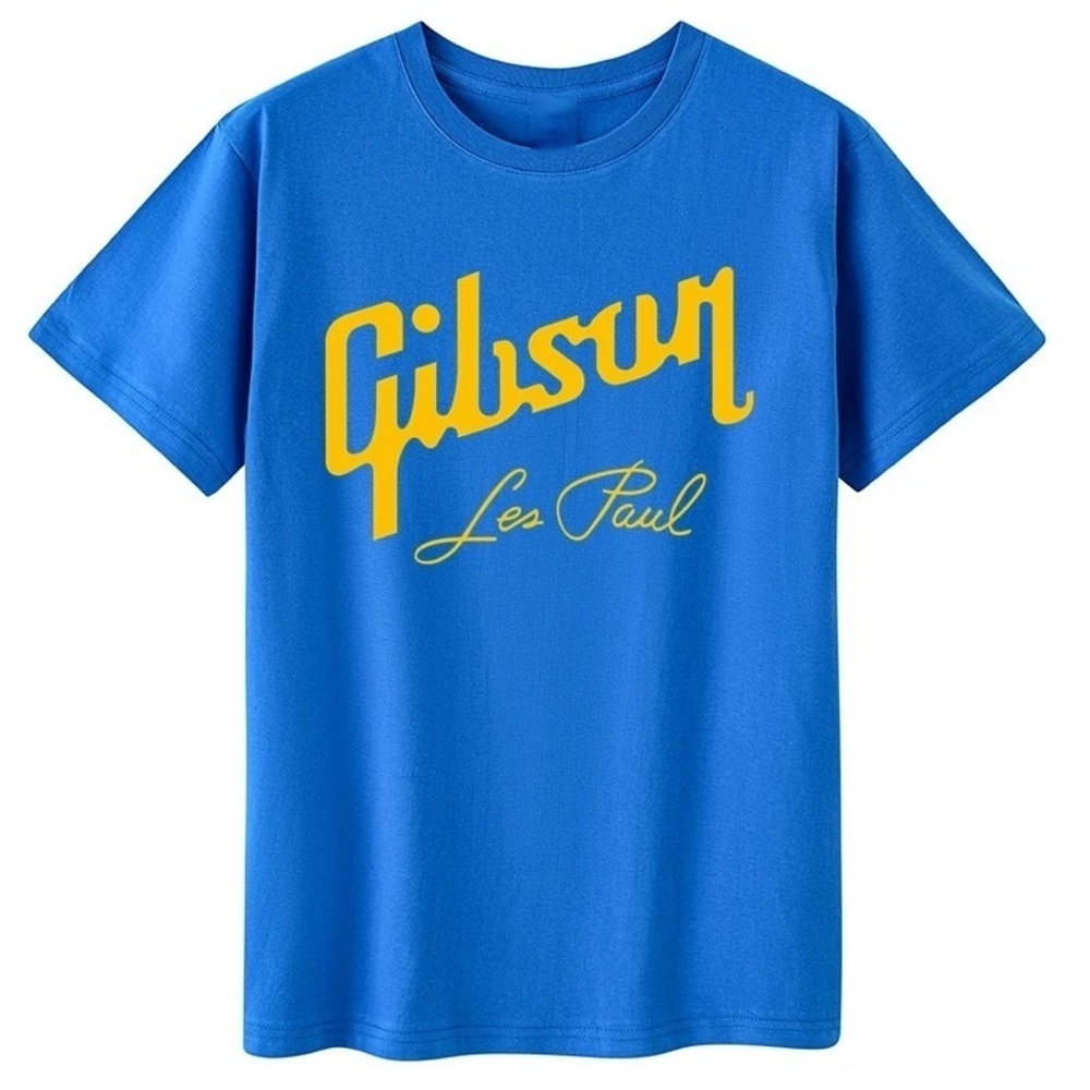 Guitar Gibson T Shirt Summer Men Short